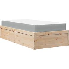 vidaXL Solid Pine 90x200cm