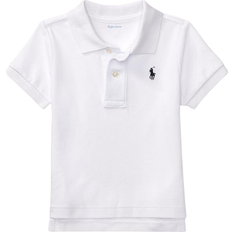 18-24M Tops Children's Clothing Polo Ralph Lauren Logo Short-Sleeve Polo Shirt - White