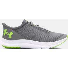 Under Armour Boys' Grade School Speed Swift Running Shoes Mod Gray Castlerock Morph Green 35.5