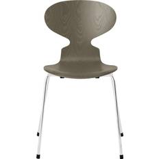 Fritz Hansen Myren Olive Green Kitchen Chair 81cm