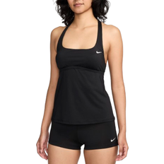 Nike Swim Essential Women's Square Neck Tankini Top - Black