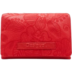 Rouge Sacs Desigual M Embroidered Floral Crossbody Bag - Red