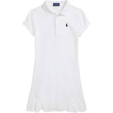 Polo Ralph Lauren Kid's Stretch Mesh Polo Dress - White (313934962-002)