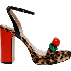 Rubber Heeled Sandals Betsey Johnson Judson - Leopard/Multi