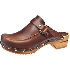 Leather Clogs Sanita Clogs LILLEN OPEN