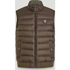 Belstaff Vests Belstaff Circuit Gilet Men's Down Filled Nylon Burnt Oak