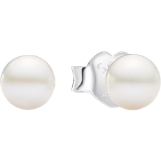 Orecchini Pandora Treated Freshwater Cultured Stud Earrings - Silver/Pearls