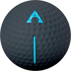 Schwarz Golfbälle Alignment Ball AUSRICHTUNGSKUGEL Ball - Black / Blue