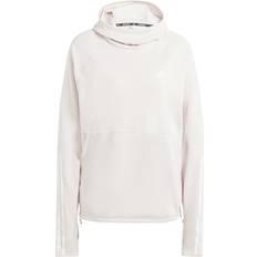 Course à pied - Femme Pulls Adidas Women's Own The Run 3-Stripes Hoodie - Putty Mauve