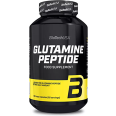 Acides Aminés BioTechUSA Glutamine Peptides - 180 Capsules