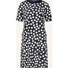 Betty Barclay Kjoler Betty Barclay Polka Dot Dress With Ruffles Navy