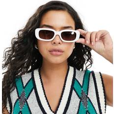 Mid Square Sunglasses - Shiny White