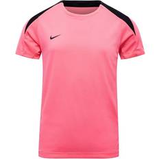 Nike Gutter T-skjorter Nike Older Kid's Dri-FIT Strike Football Top - Sunset Pulse/Sunset Pulse/Black/Black ( FN8407-628)