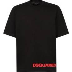 DSquared2 Black Loose Fit T-Shirt 900 Black