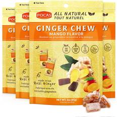 Halal Confectionery & Cookies Pocas Ginger Chews Mango 3oz 4