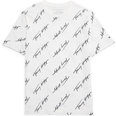 Tommy Hilfiger Tops Tommy Hilfiger Boy's Script Logo Tshirt Snow White S 8