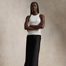 Skirts Polo Ralph Lauren Double-Faced Satin Skirt in Polo Black