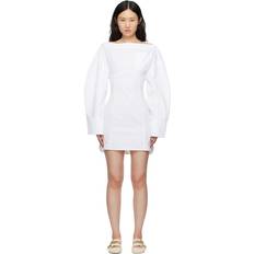 Jacquemus La Robe Chemise Casaco Dress white