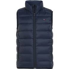 9-12M Warm gefütterte Westen Tommy Hilfiger Kid's Essential Lightweight Down-Filled Fitted Vest - Desert Sky (KS0KS00439DW5)