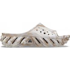 Mujer - Multicolor Sandalias Crocs Echo Marbled Slide - Bone/Multi