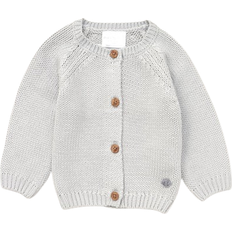 Cotton Knit Cardigan - Grey