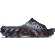 Crocs echo slides Crocs Echo Marbled Slide - Black/Flame