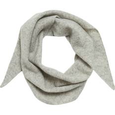 Dame - Grå Skjerf & Sjal Selected Femme SlfMaria Narrow Cashmere Scarf Grey Melange