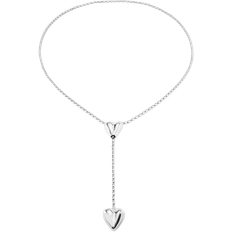 UNOde50 Chain with Two Hearts - Silver