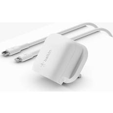 Belkin BoostCharge 20W USB-C Wall Charger & USB-C Cable, 1m, White