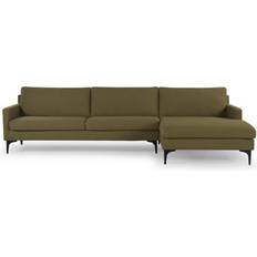 AllModern Jones Flavio Army Performance Sofa 118.1" 2pcs 3 Seater