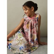 Reiss Kids' Kady Halterneck Floral Print Pink