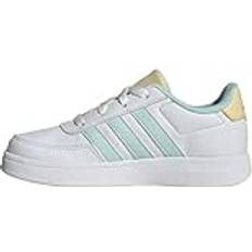 adidas Breaknet 2.0 Skor Låg Skor Inte Fotboll Unisex Barn, Ftwr White Semi Flash Aqua Orange Tint