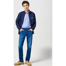 Wrangler Jeans på rea Wrangler Greensboro jeans för män, Blå jam, 30L