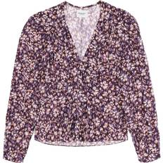 Orange - Women Blouses Isabel Marant Etoile Eddy Floral Crepe Blouse