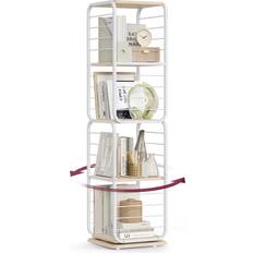 Vasagle Book Shelves Vasagle 4-Tier Rotating Book Shelf