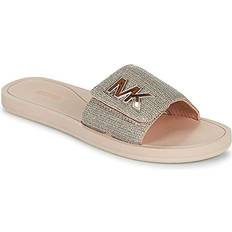 Michael Kors Slides Michael Kors MK Slide White Gold