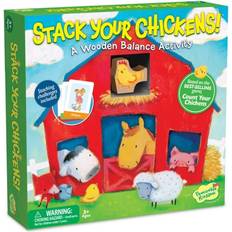 MindWare Peaceable Kingdom Stack Your Chickens Game