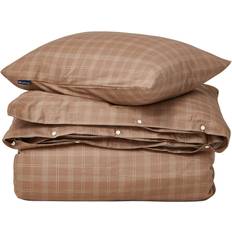 Lexington Checked Duvet Cover Brown, White (210x150cm)