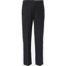 Svarta Byxor & Shorts 'S Max Mara Zemira cotton-blend straight pants