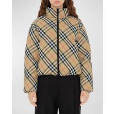 XXS Jackets Burberry Reversible Check Nylon Puffer Jacket