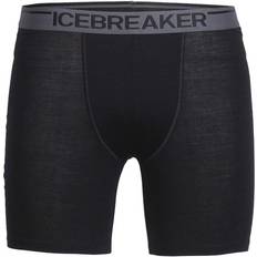 Herre - Nylon Underbukser Icebreaker Anatomica Long Boxers - Black