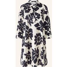 Oui Damen Hemdblusenkleid offwhite