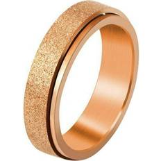 Grandest Birch Sold by: Inc, Spinner Ring Unisex Popular Stress Relieving Sand Blast Finish Anti-anxiety Fidget Ring Band for Daily Dress Alloy