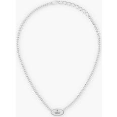 Gucci Trademark Silver Necklace