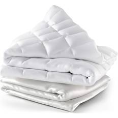 Bamboo - White Blankets Cosy House Collection Adult Bamboo Blankets White, Gray