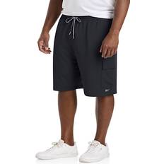 Reebok Men Shorts Reebok Big & Tall Cargo Pocket Shorts Black 1XL