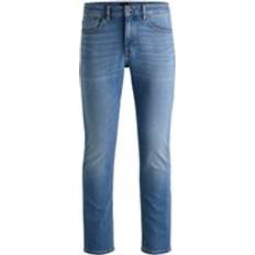 Turquoise Jeans BOSS Delaware Slim-fit jeans in blue comfort-stretch denim Turquoise