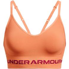 Fitness & Gym - Orange - Women Clothing Under Armour UA Seamless Low Long Sport Bra Orange MD