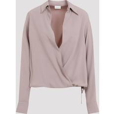 Acrylic Blouses Dries Van Noten Pink Cedal Blouse Nude & Neutrals