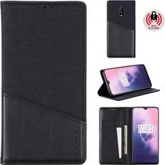 ExpressVaruhuset OnePlus 6T Elegant Case PU Nahkaa RFID Esto Black